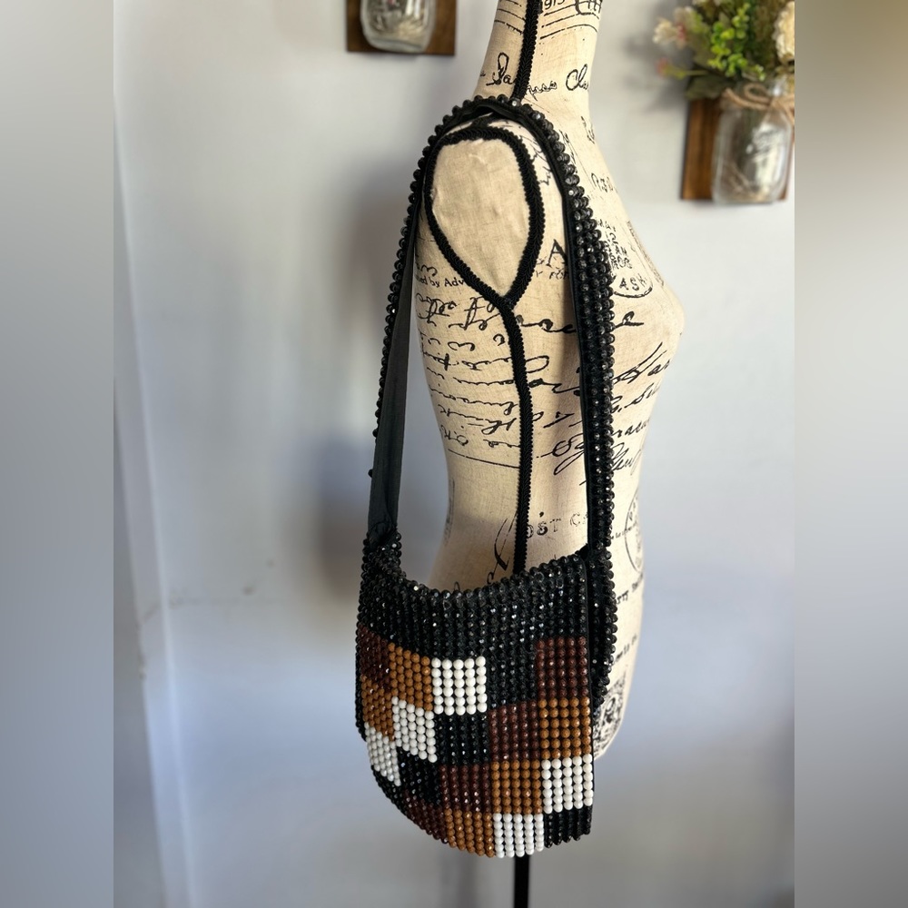 Vintage Walborg beaded shoulder bag retro indie‎ pin up